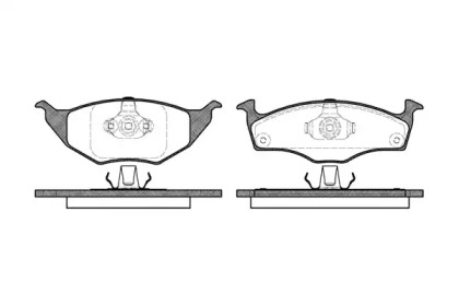 Комплект тормозных колодок WOKING P6183.00